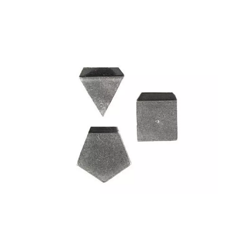 OIML E2 (318) Milligram weights - flat polygonal sheet, aluminium /...