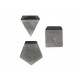 OIML E2 (318) Milligram weights - flat polygonal sheet, aluminium / german silver