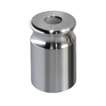 NON-OIML F1 (329) Single weight - compact shape, finely turned stainless steel