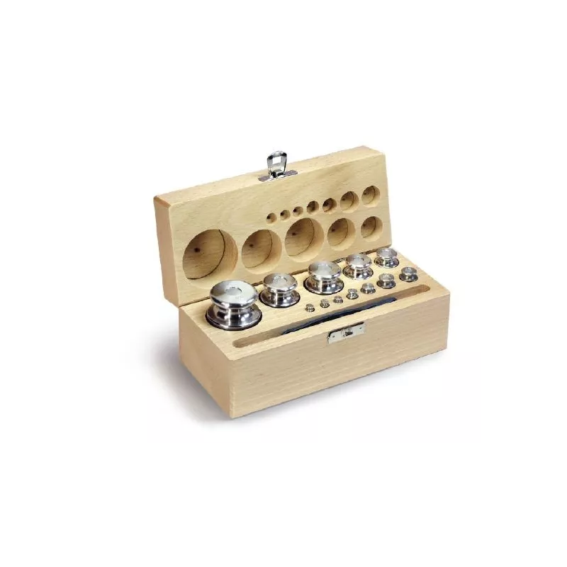 OIML F2 (333) Sets of weights - cylindrical, finely turned stainless steel | Balance Express