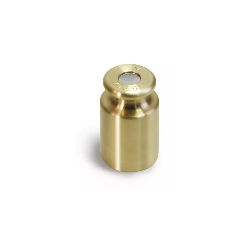 OIML M1 (347-4x) Poids individuel - forme bouton, laiton tourné