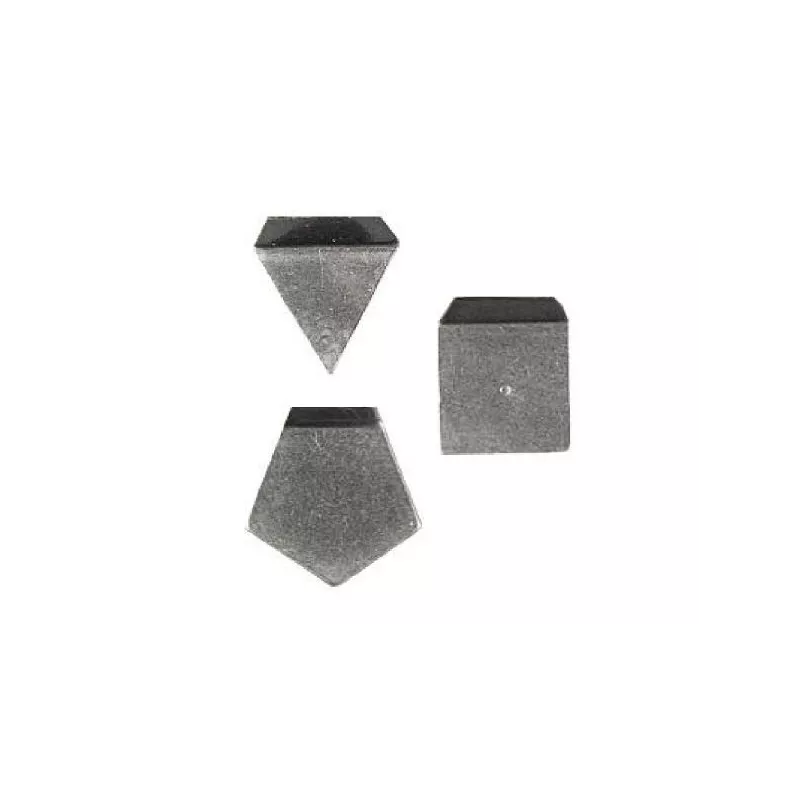 OIML M1 (348) Milligram weights - flat polygonal sheet, aluminium / german silver | Balance Express