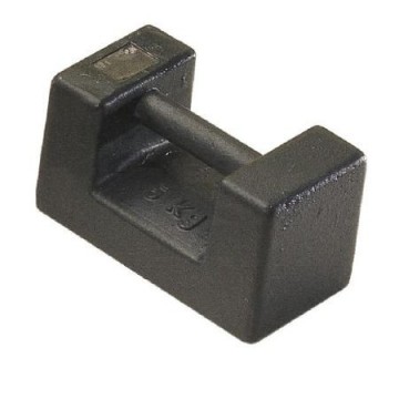 OIML M2 (356) Rectangular weights - cast iron, lacquered