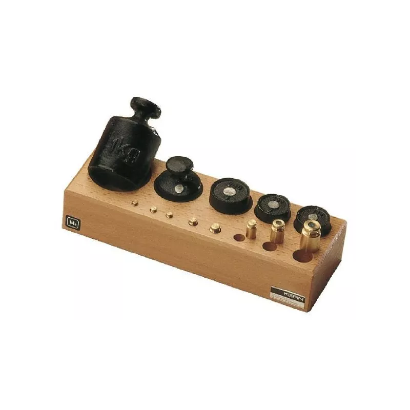 OIML M3 (362) Sets of weights - finely turned brass and cast iron, lacquered | Balance Express