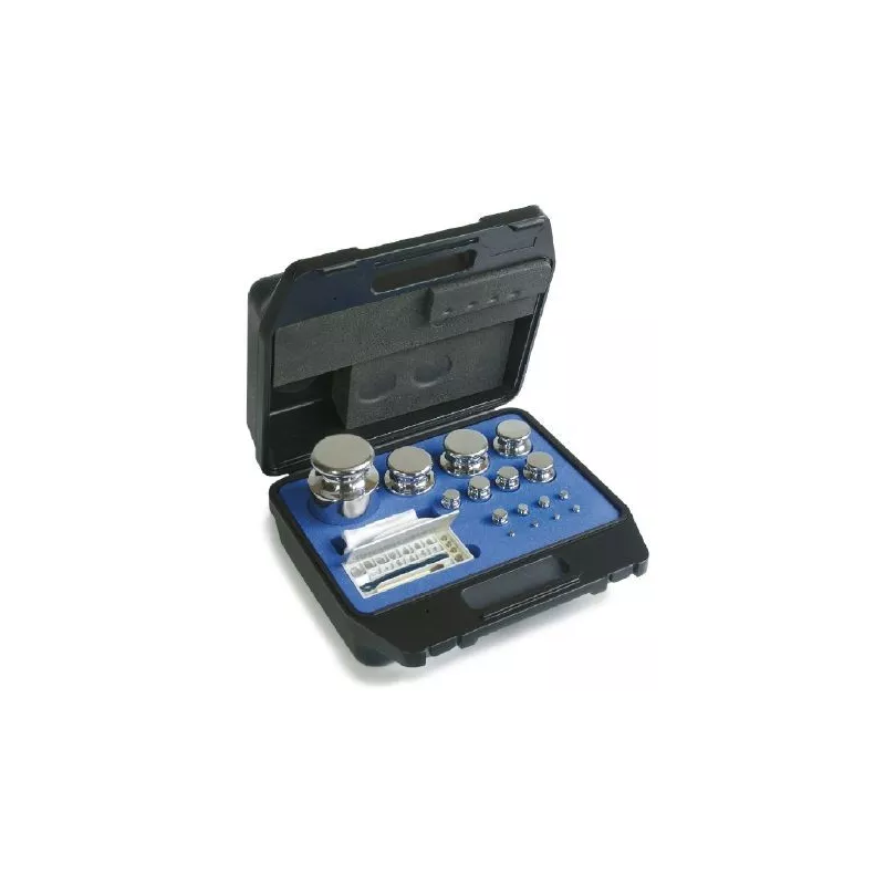 OIML E2 (313-4) Sets of weights - cylindrical, polished stainless steel | Balance Express