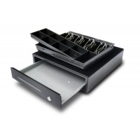 Compact cash drawer in metal 410x420 mm - CDR-R41-12-B
