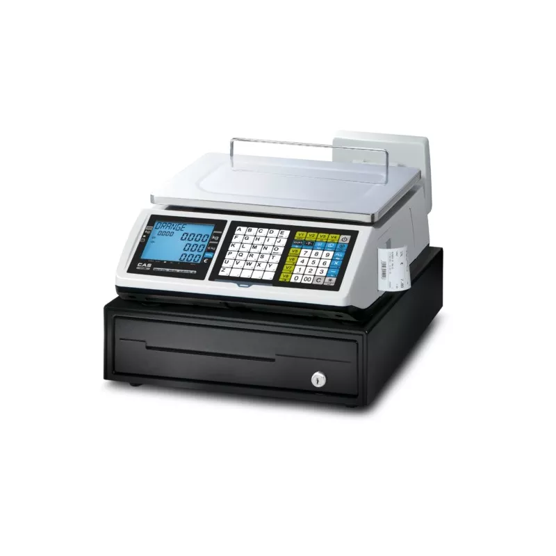 Compact cash drawer in metal 410x420 mm - CDR-R41-12-B | Balance Express