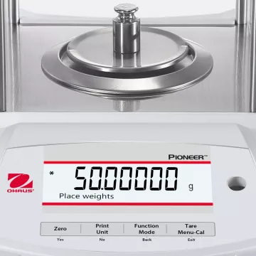 Analytical balance Pioneer® Semi-Micro | Balance Express