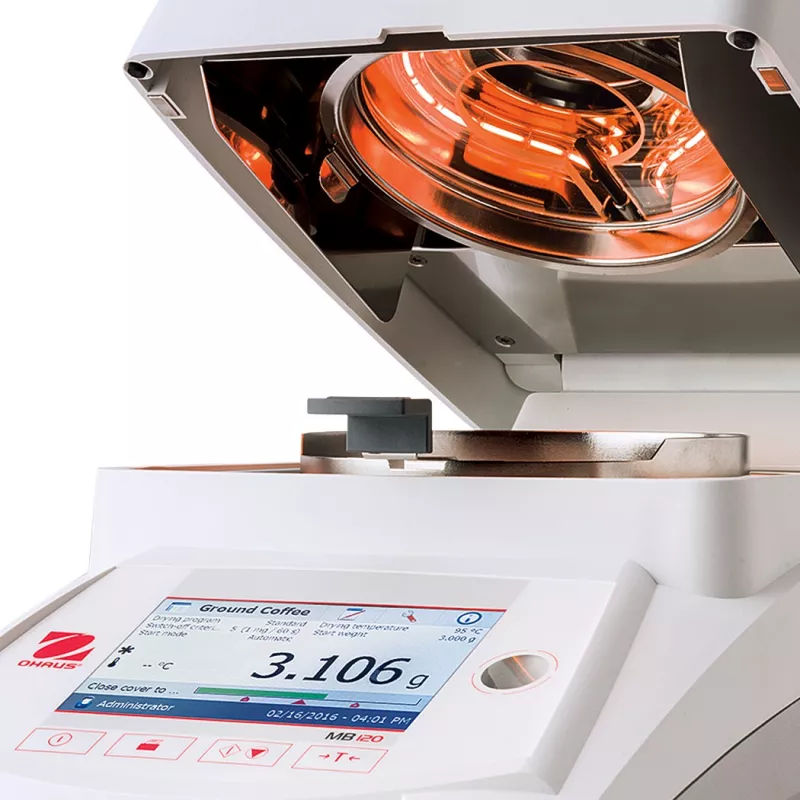 Moisture Analyser OHAUS MB120 | Balance Express