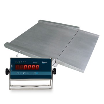 Platform with low profile in stainless steel (1500kg-3000kg) BAXTRAN RGI