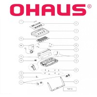 Pièces détachées OHAUS T31P – Vue éclatée