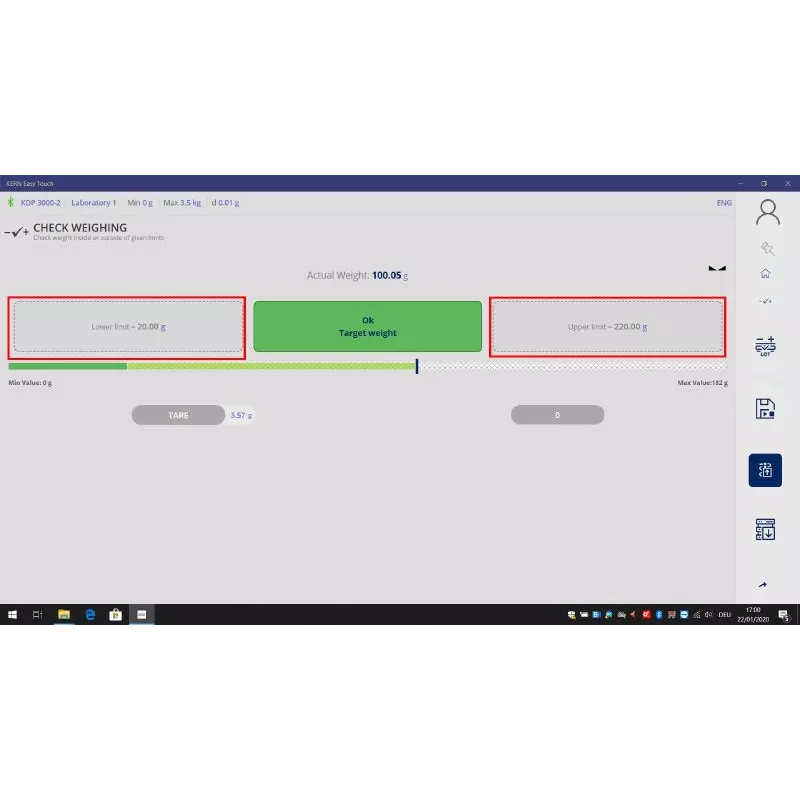 MODULE SET-31 ET Tolerance (module optionnel au SET-01) | Balance Express