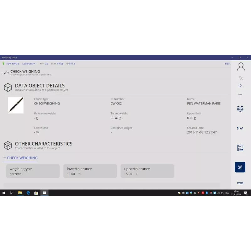 MODULE SET-31 ET Tolerance (module optionnel au SET-01) | Balance Express
