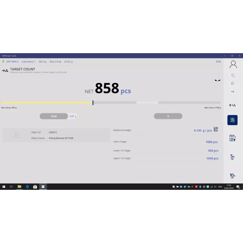 MODULE SET-33 ET Target-count (module optionnel au SET-01) | Balance Express