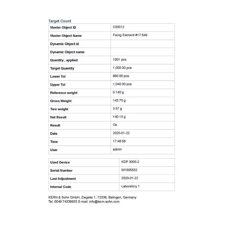 MODULE SET-33 ET Target-count (module optionnel au SET-01) | Balance Express