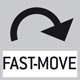 Fast-Move: toute la longueur de course peut être mesurée par un seul mouvement de levier.