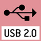 Appareil photo numérique USB 2.0 Pour transfert direct des images sur un PC.